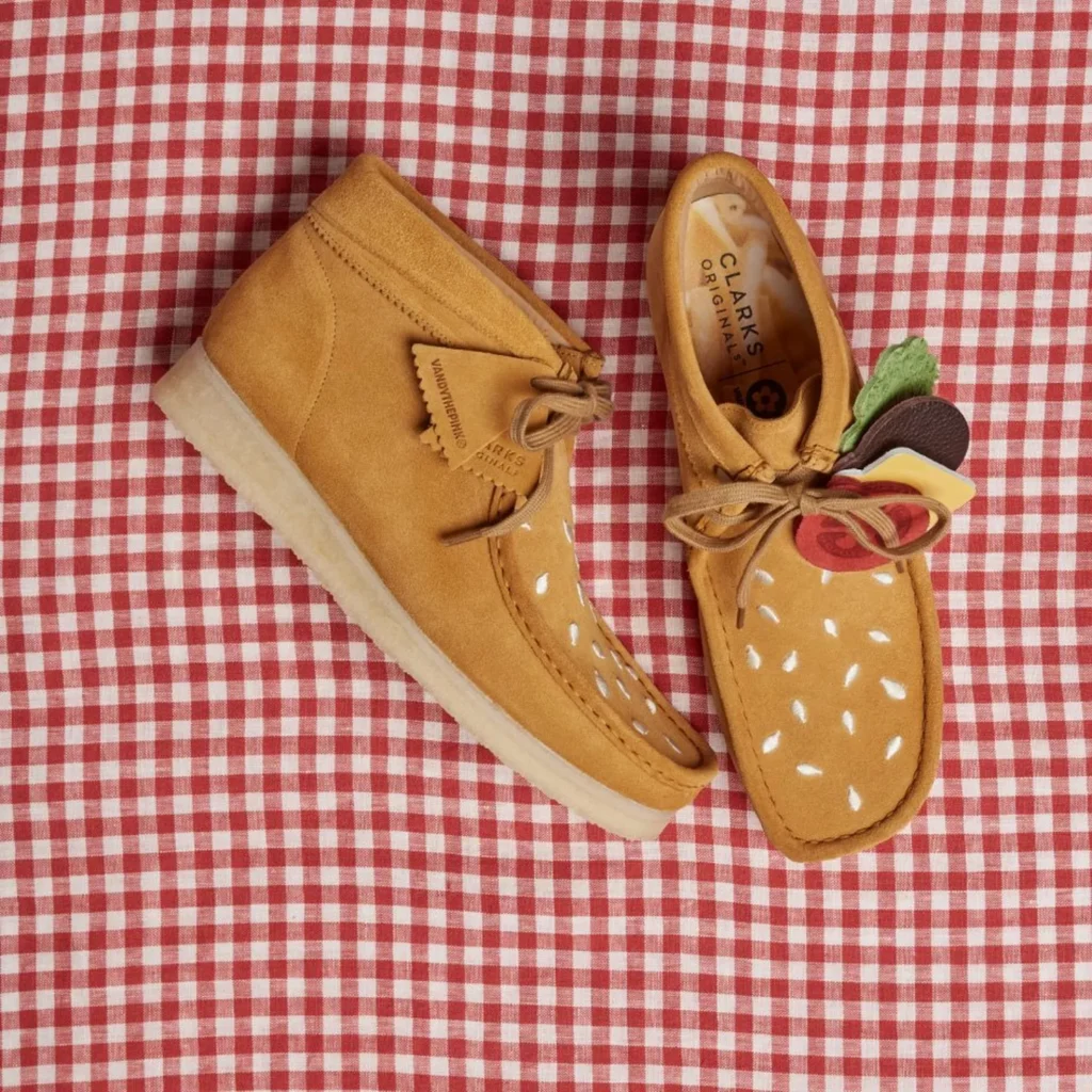 Clarks x Vandy The Pink burger shoes
