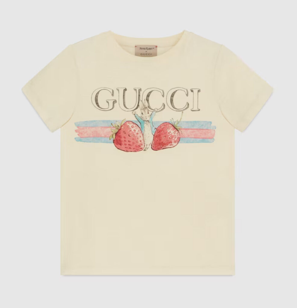 Gucci peter rabbit children’s tee shirt 